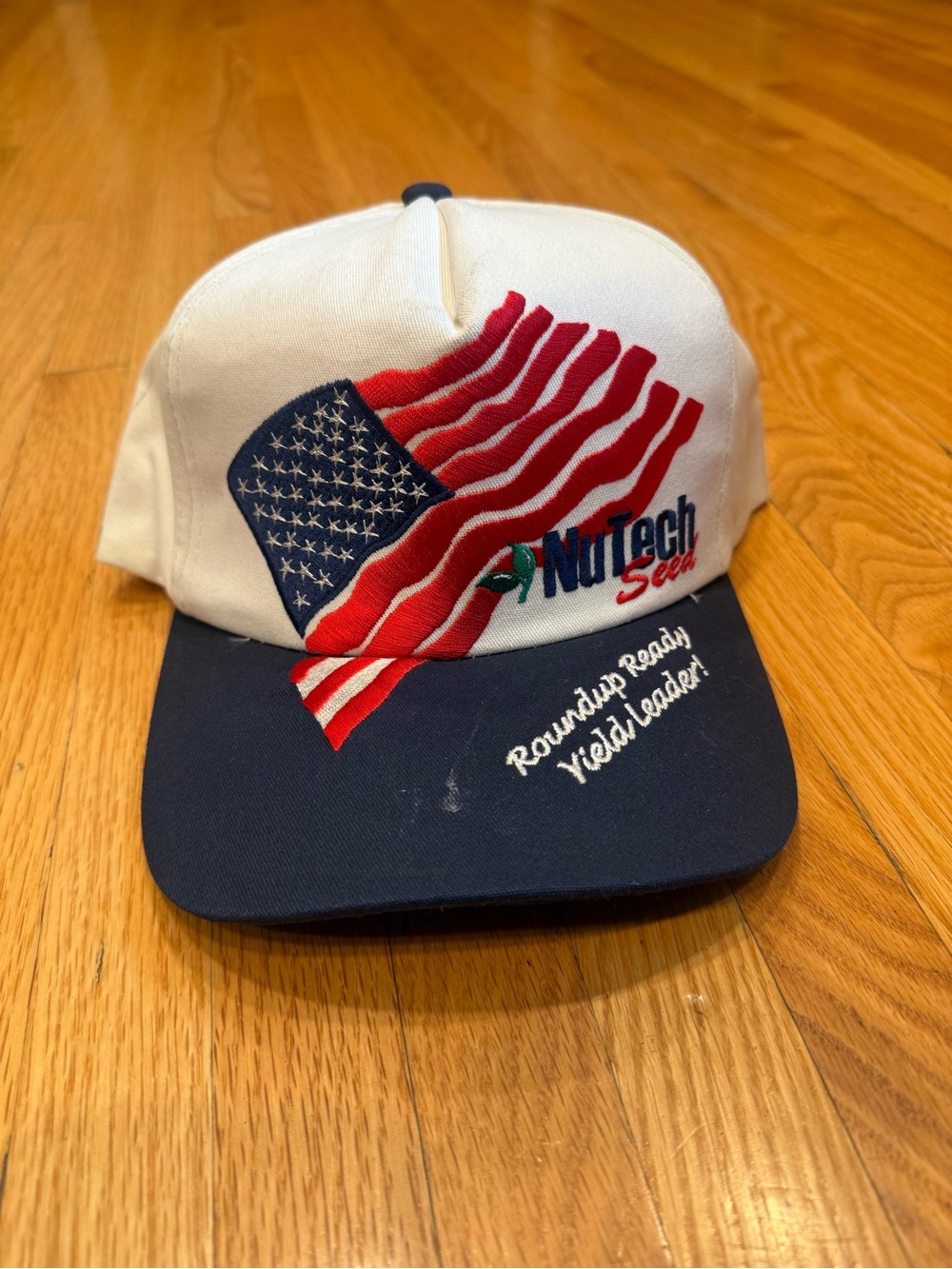Nutech Seed Roundup Ready Yield Leader Cap with American Flag